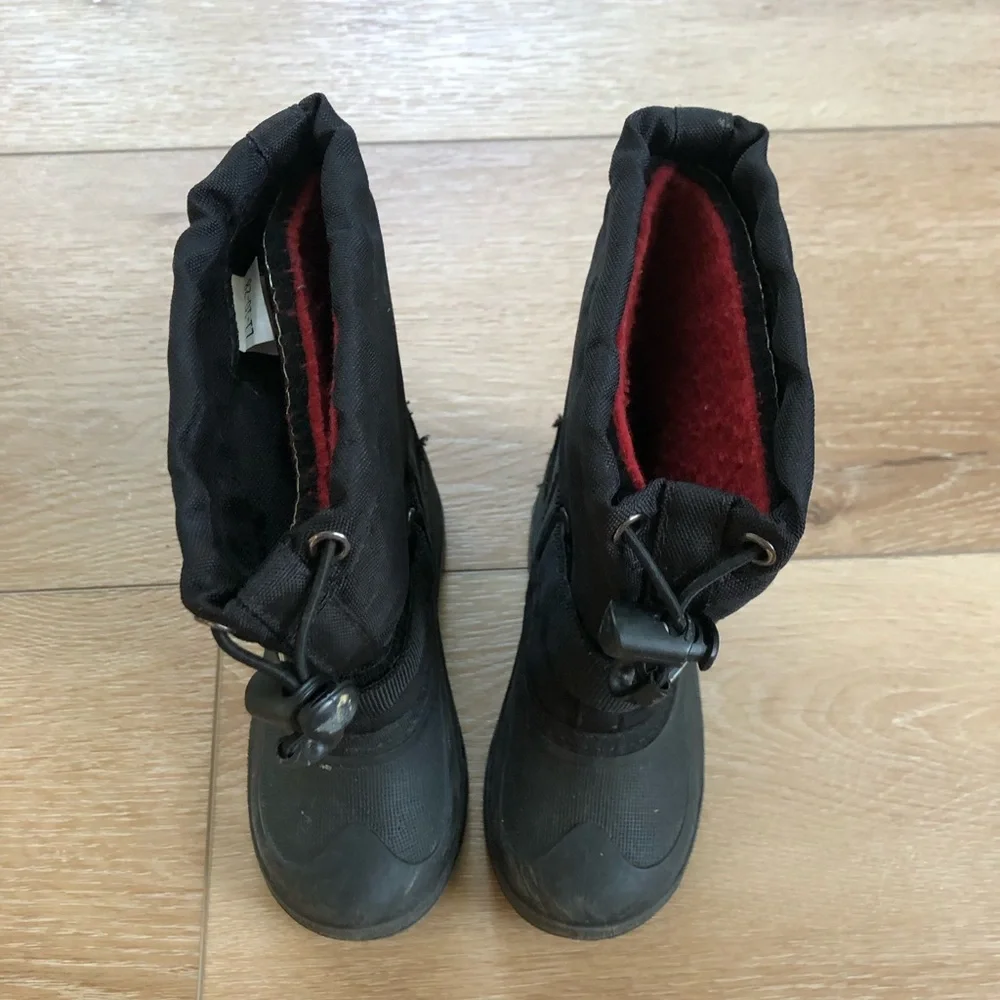 Kamik Black Waterproof Snow Boots 10